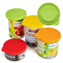 BPA Free Multiple Sizes Fittable Dog Cat Pet Food Silicon Can Lid Covers